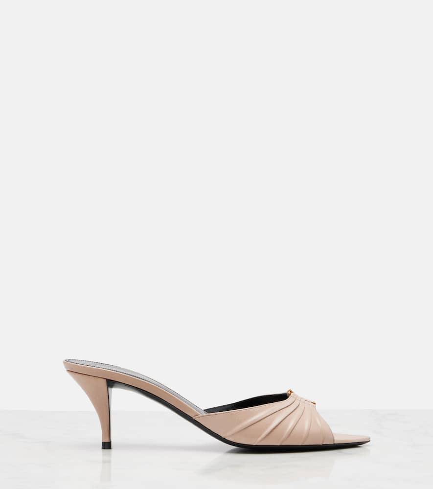 Babylone 60 leather mules