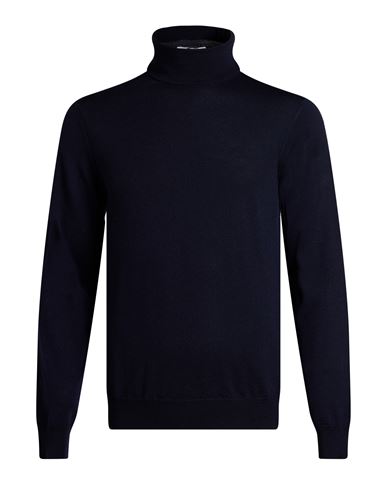 Man Turtleneck Midnight blue Size 46 Merino Wool
