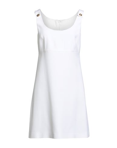 Woman Mini dress White Size 6 Acetate, Viscose
