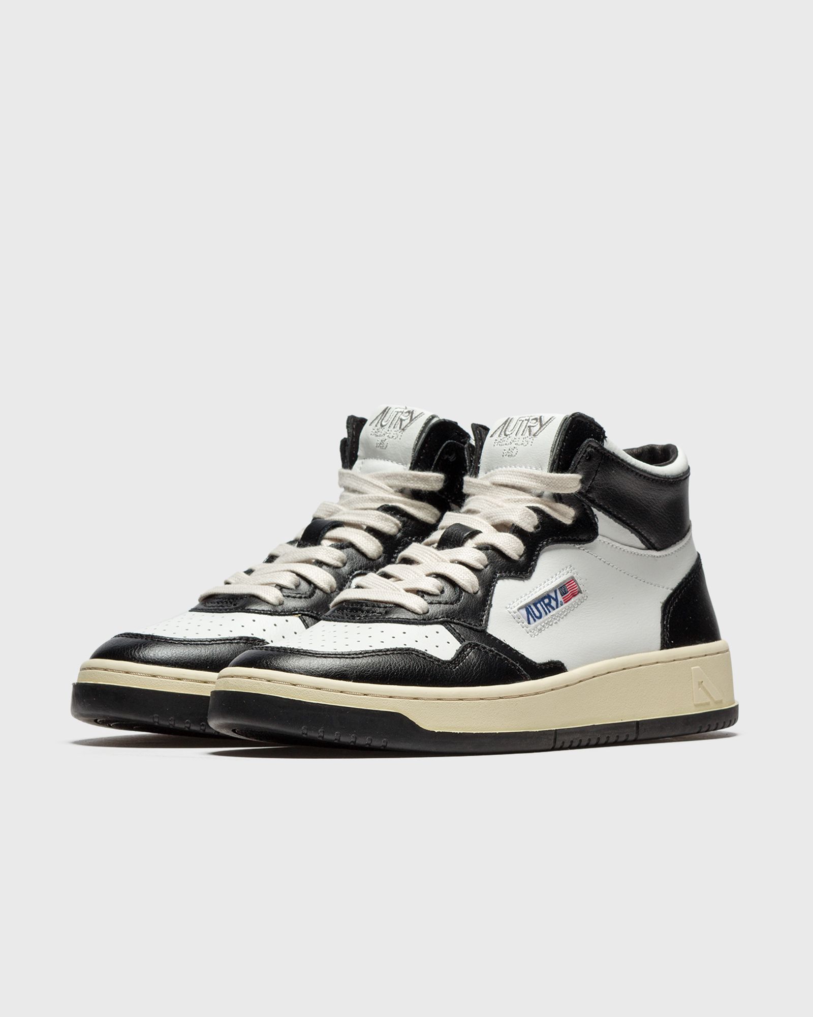 Autry Mid white male High-& Midtop now available at BSTN