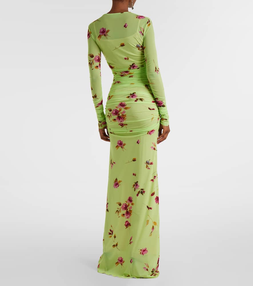 Floral jersery maxi dress