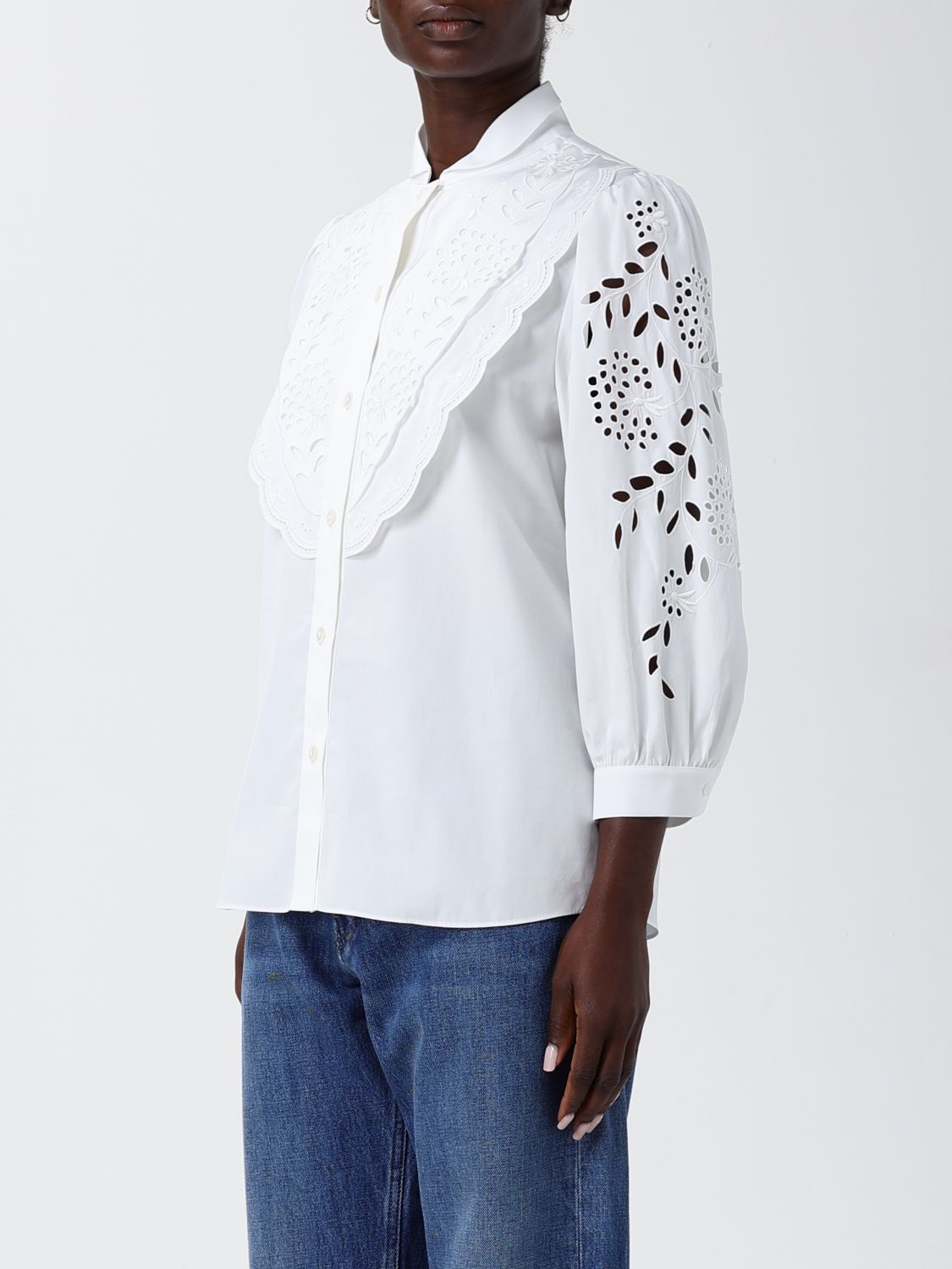 Top Woman color White