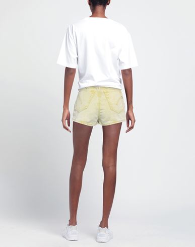 Woman Denim shorts Acid green