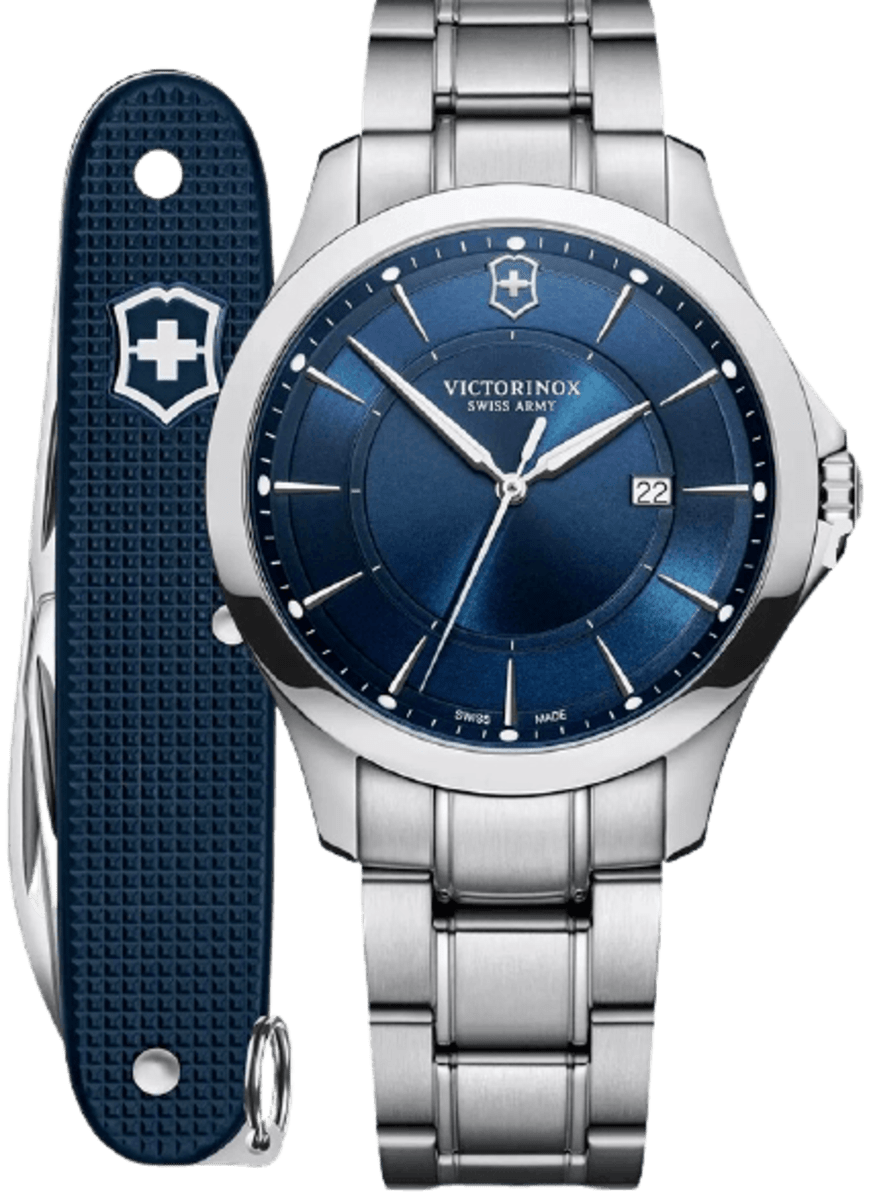 Alliance Quartz Blue Dial Steel Men's Watch 241910.1