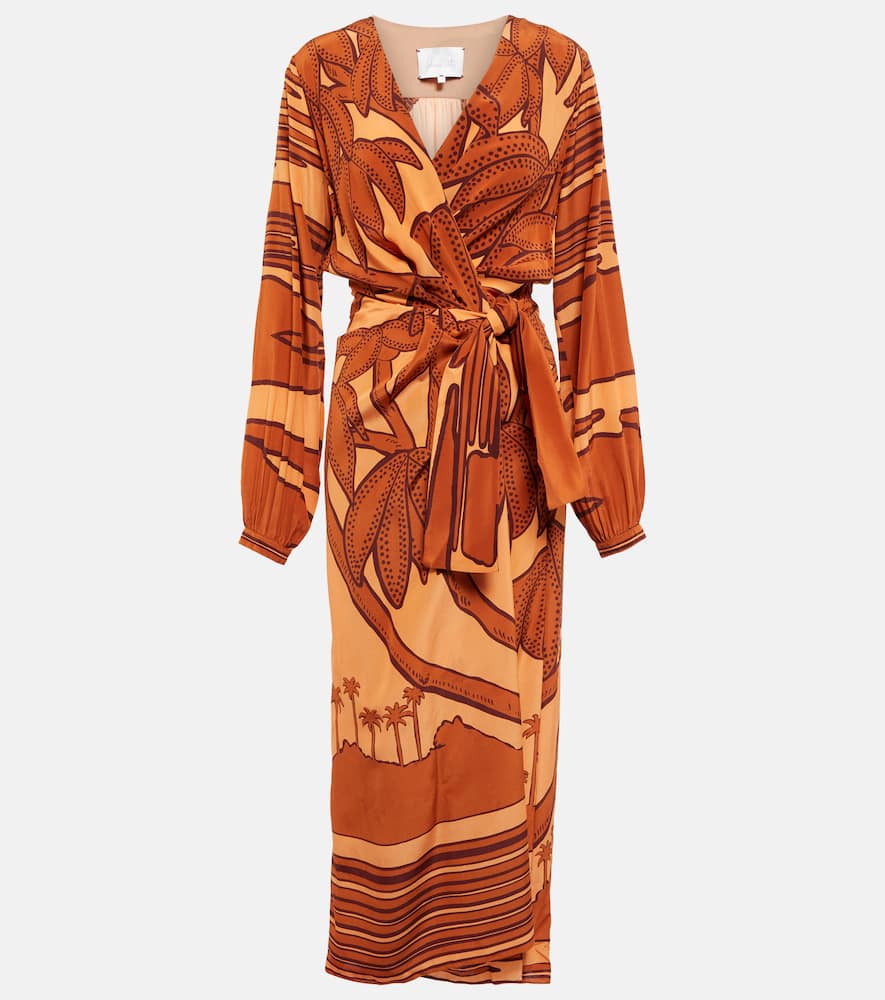 Silk crêpe de chine maxi dress