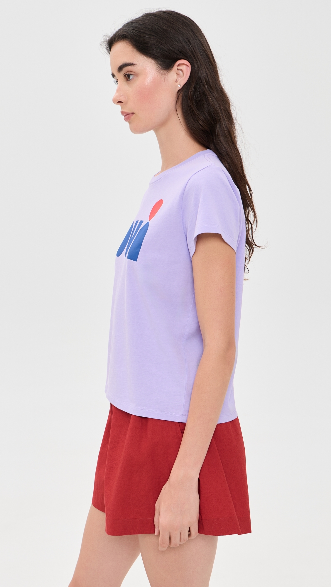 Out Oui Classic Tee Jacaranda
