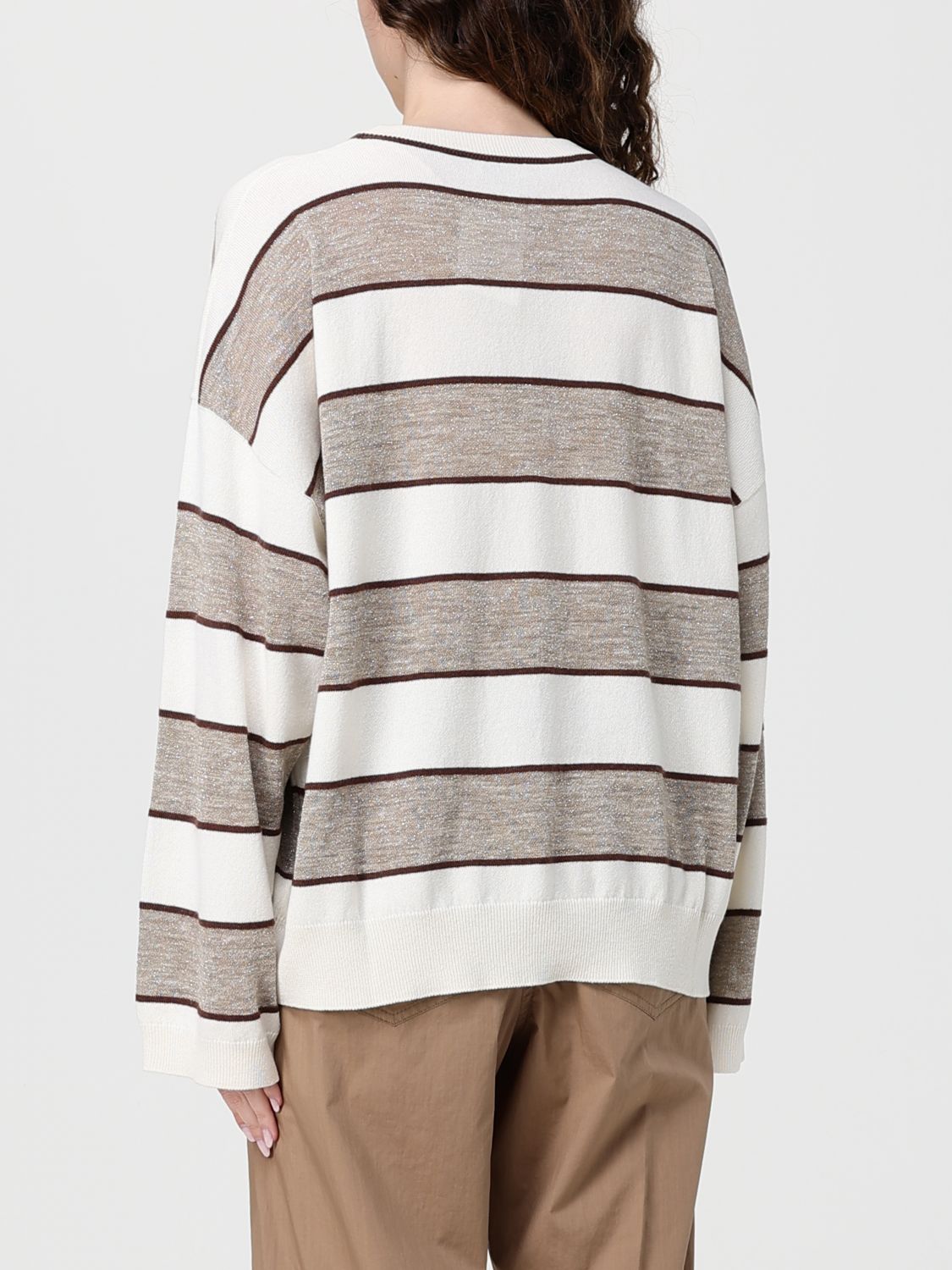 Sweatshirt Woman color Brown