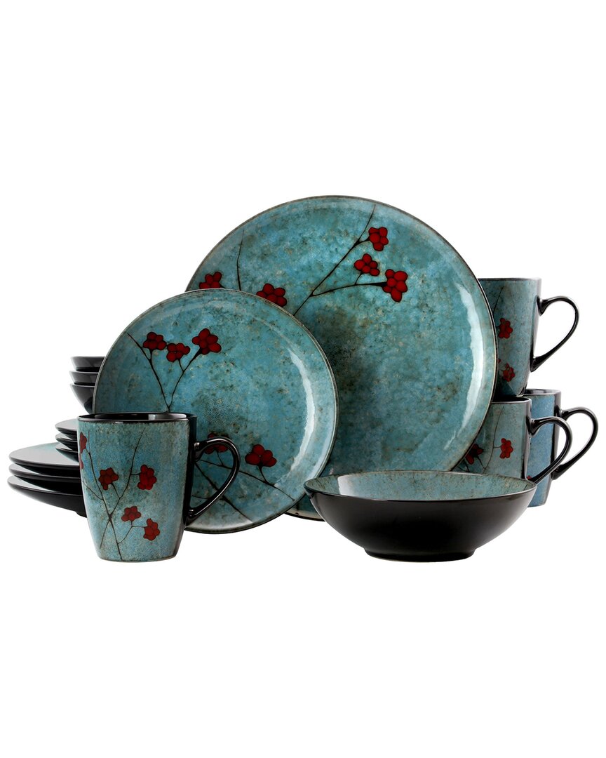 Floral Accents 16pc Dinnerware Set