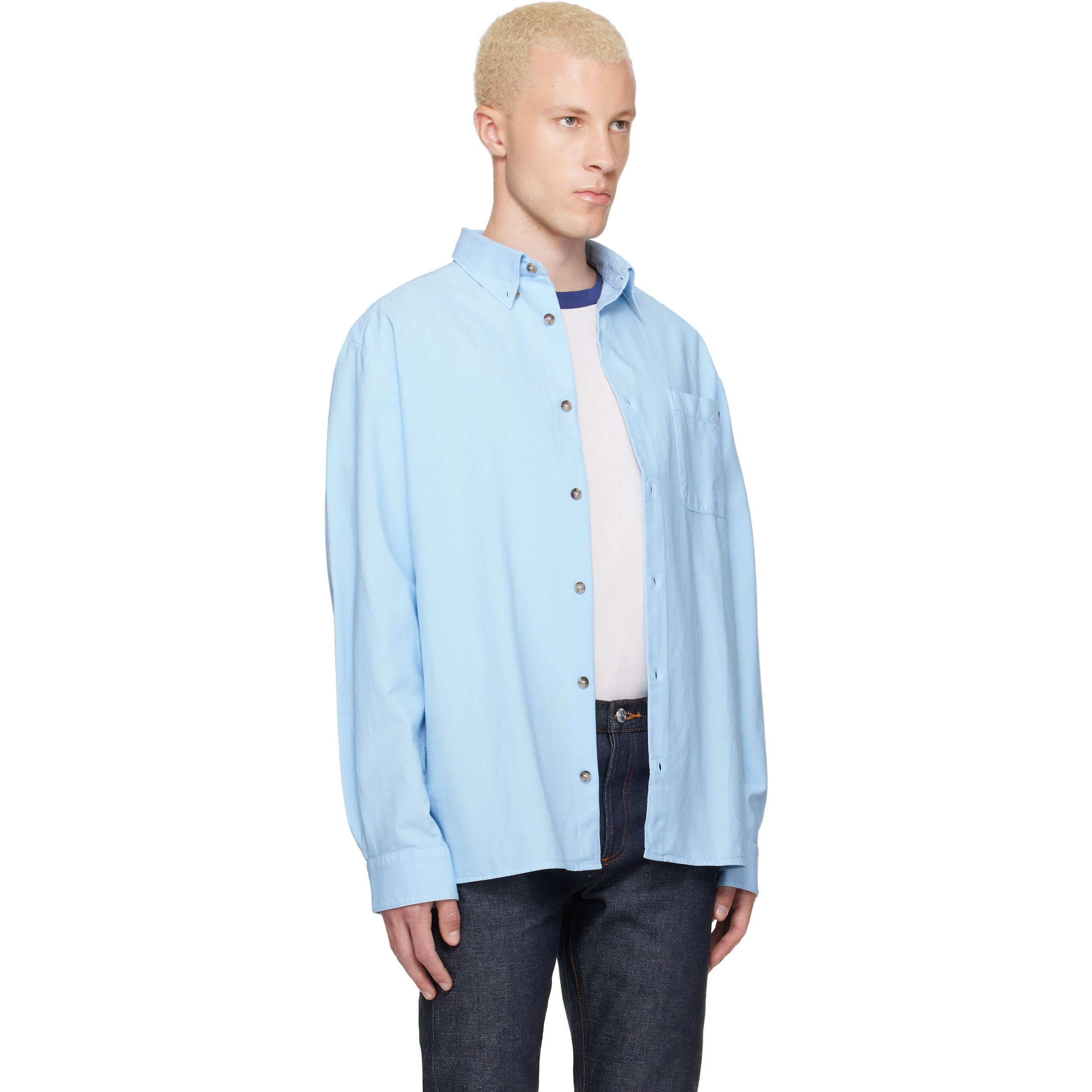 Blue Mateo Logo Shirt