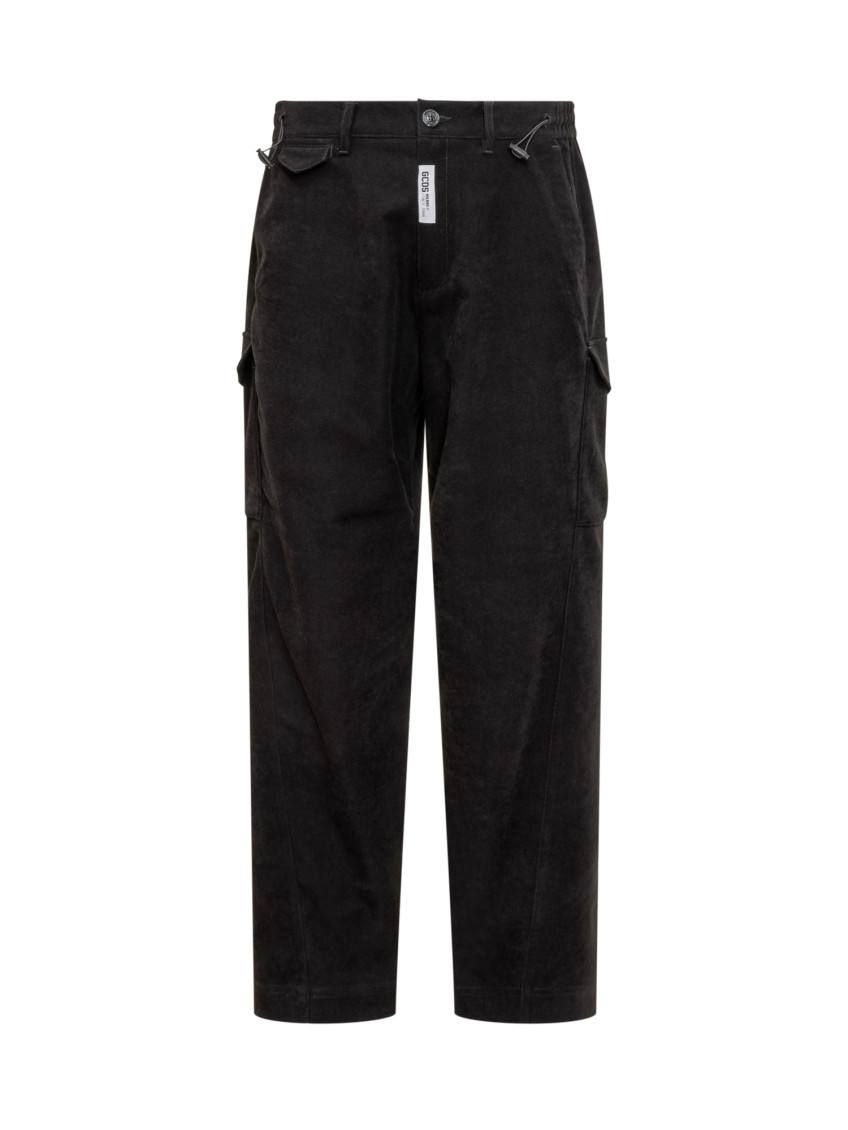 Black Relaxed Cargos Pants