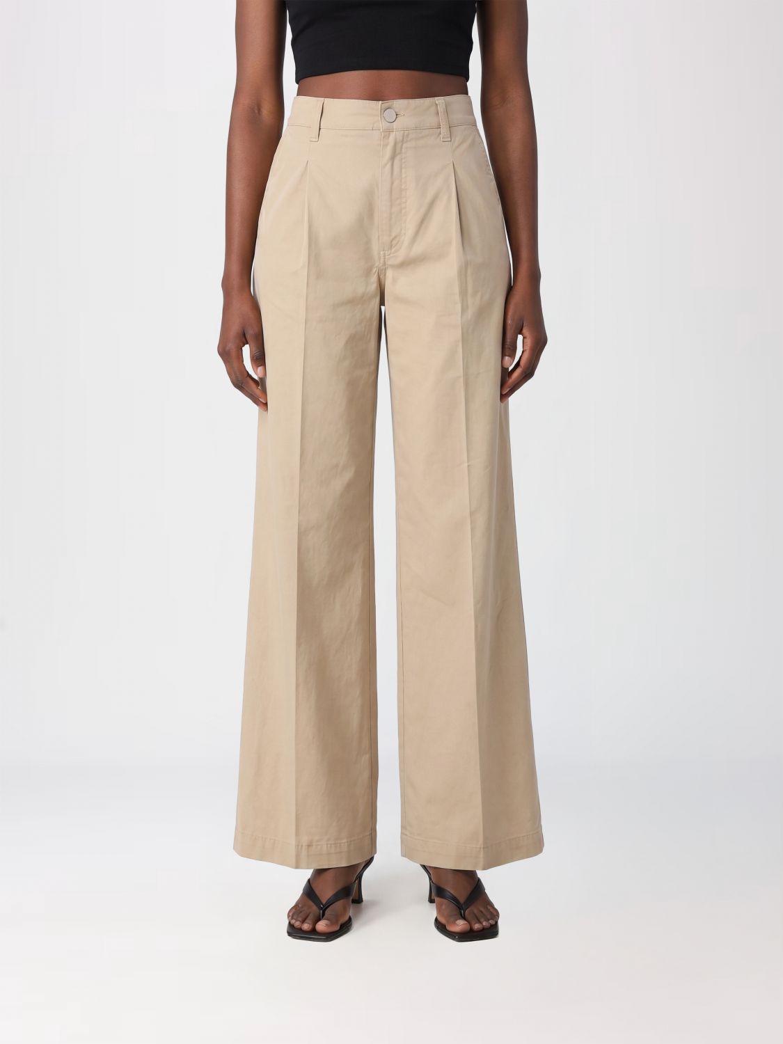 Pants Woman color Beige