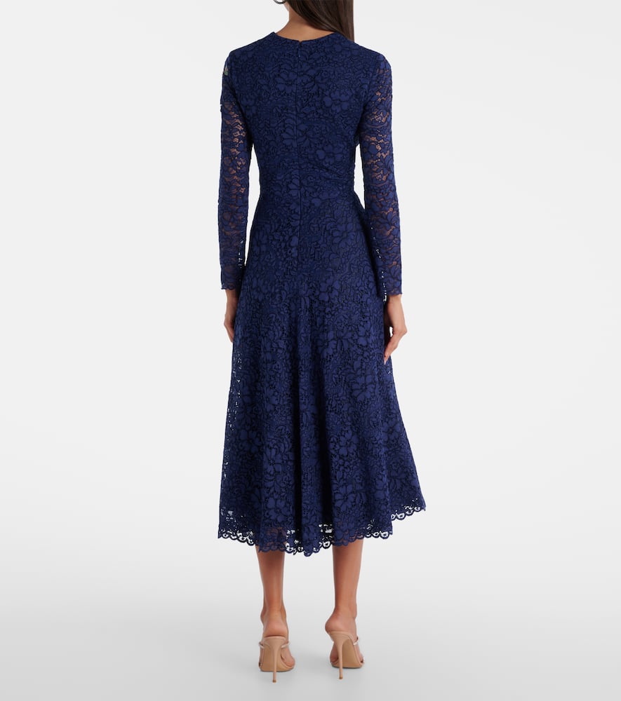 Marlena embellished lace cocktail dress