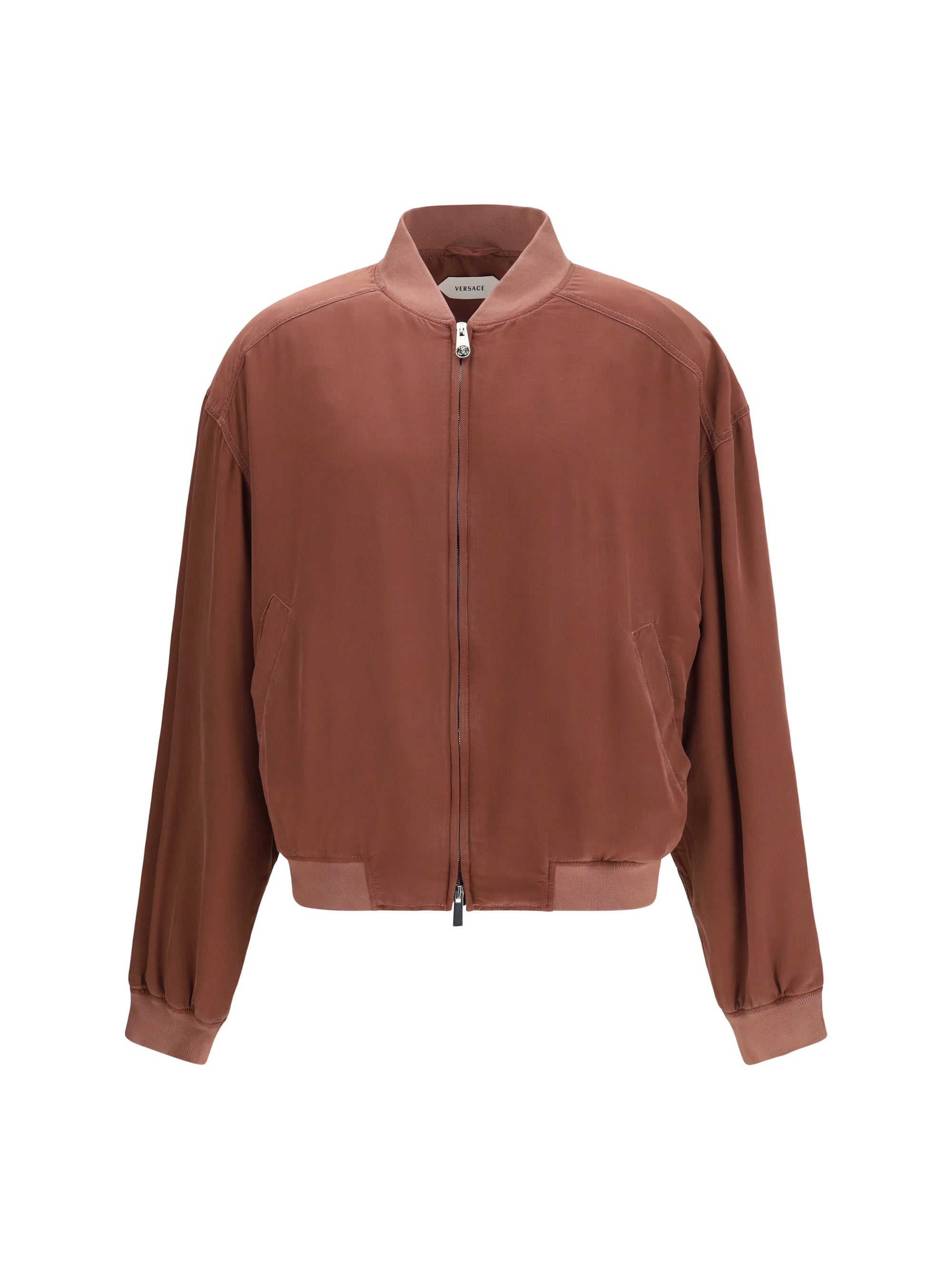 Overdyed Silk Jacket — Purple