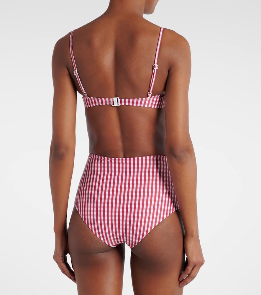 Faithfull Reyes gingham bikini bottoms