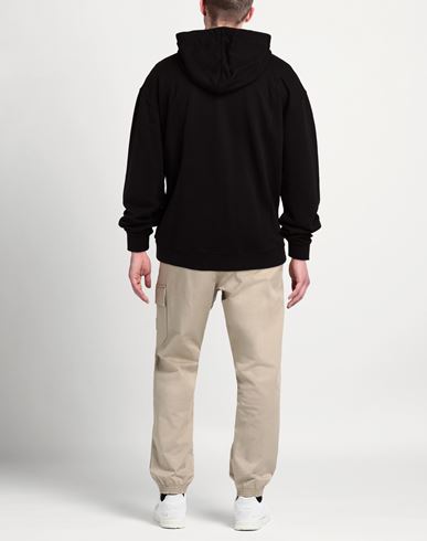 Man Sweatshirt Black Size L Cotton