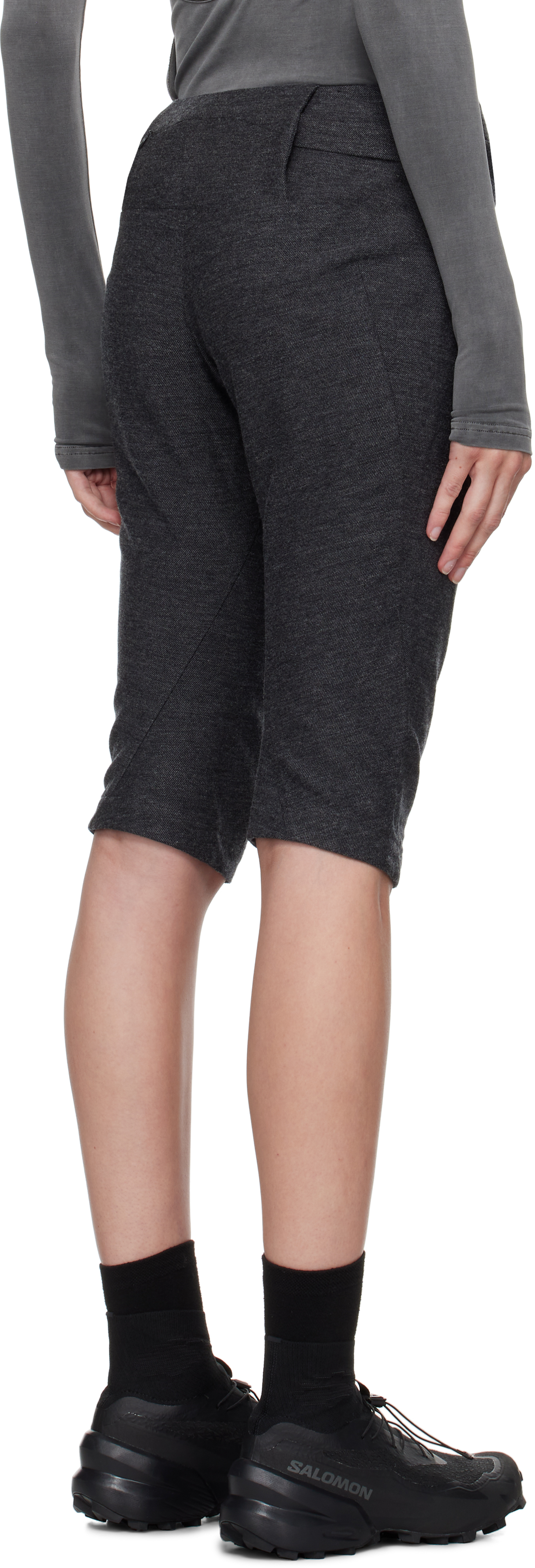 HYEIN SEO Gray Charm Bag Capri Trousers