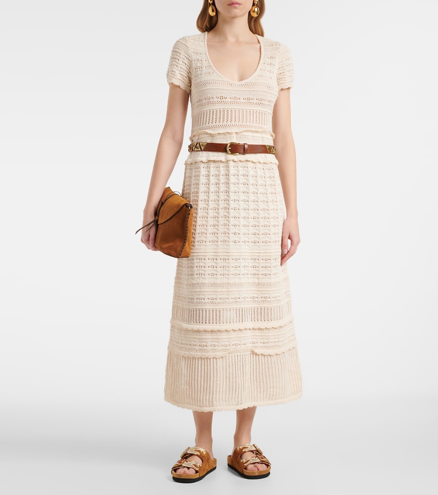Aurore knitted cotton maxi dress