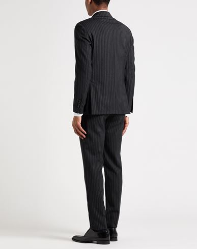 Man Suit Black Size 38 Wool