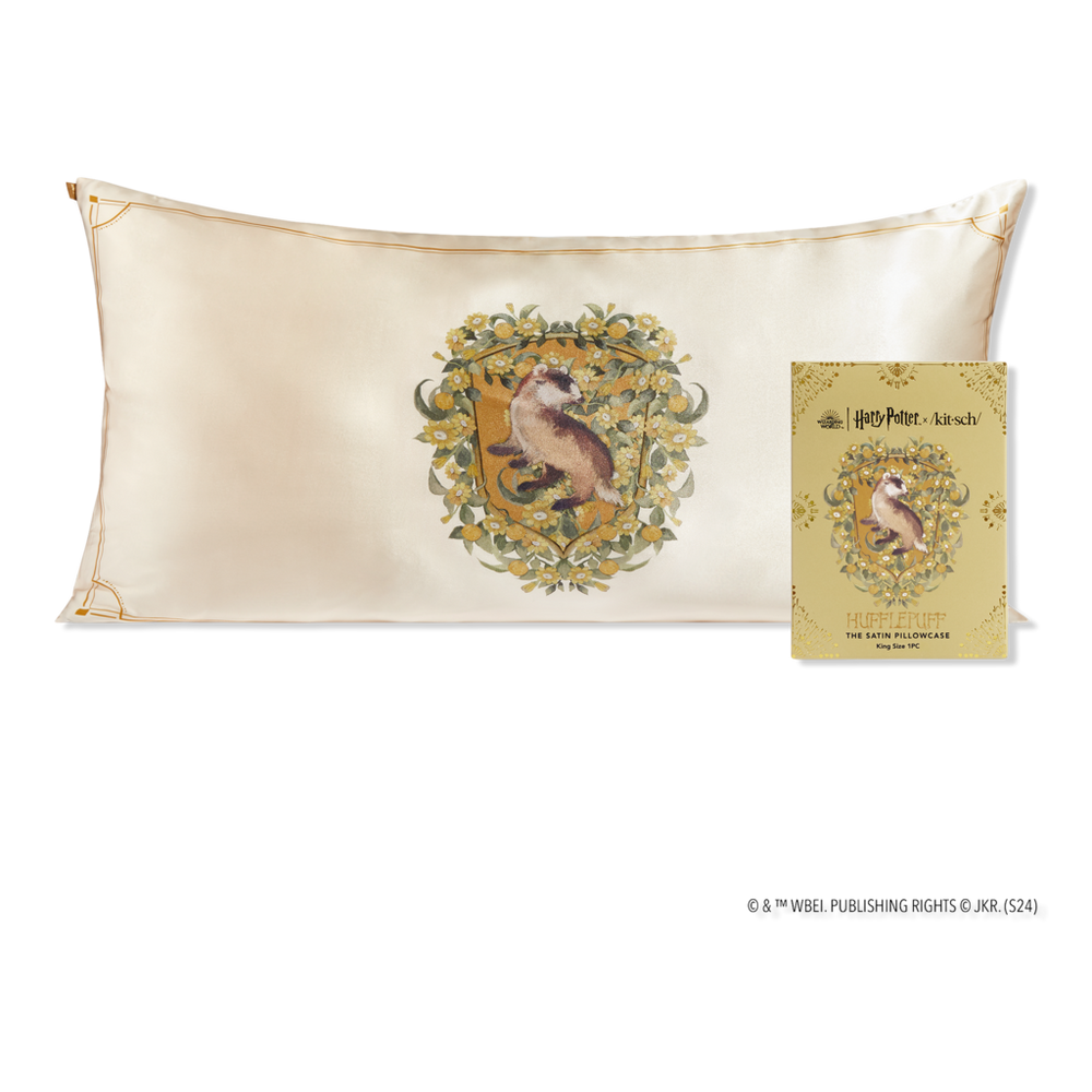 Harry Potter x Satin Pillowcase King - Hufflepuff