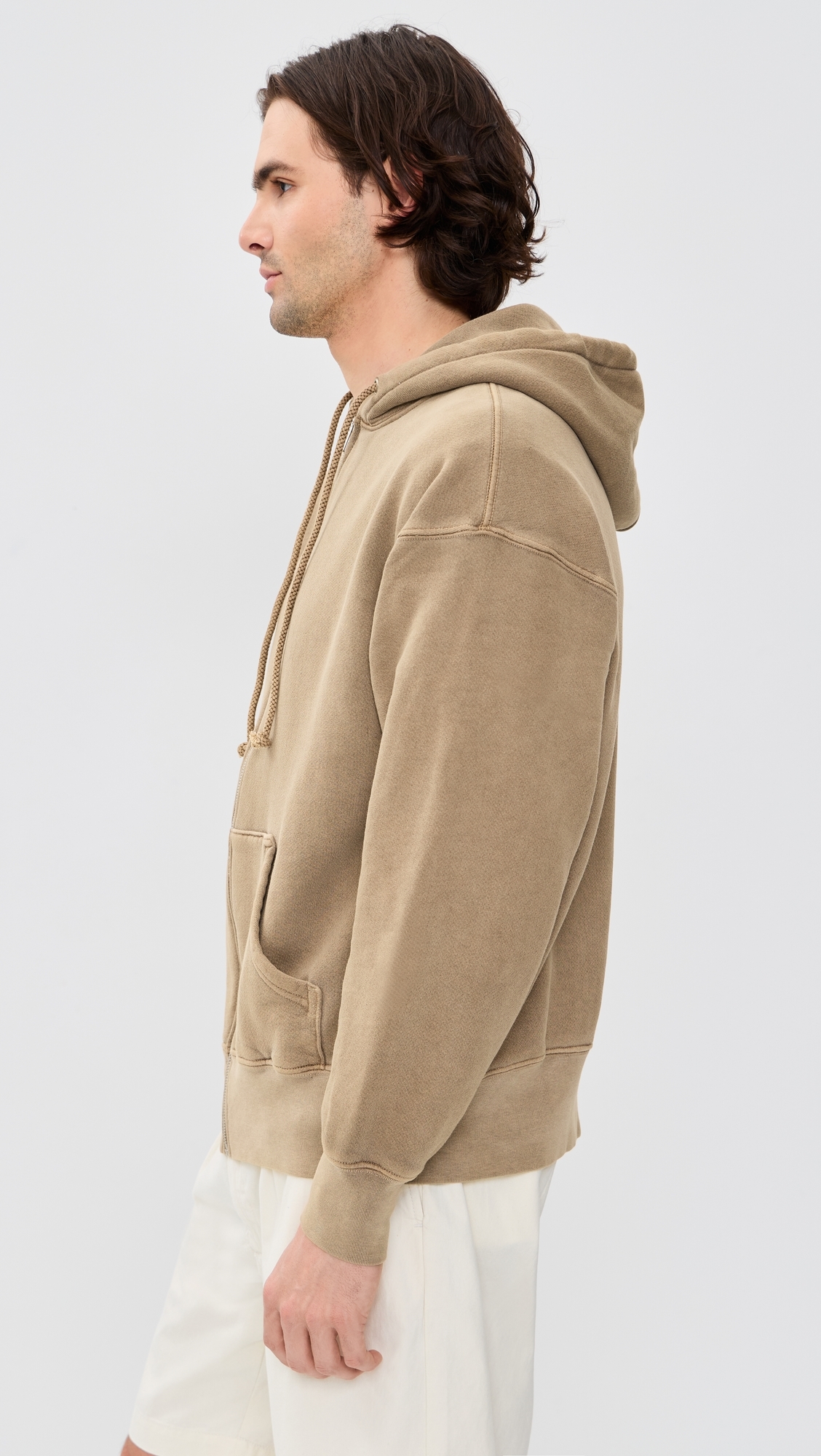 Isaac Zip Hoodie Vintage Mushroom