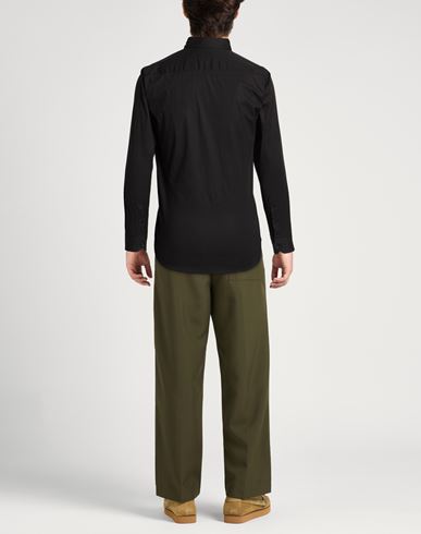 Man Shirt Black Size S Cotton, Elastane