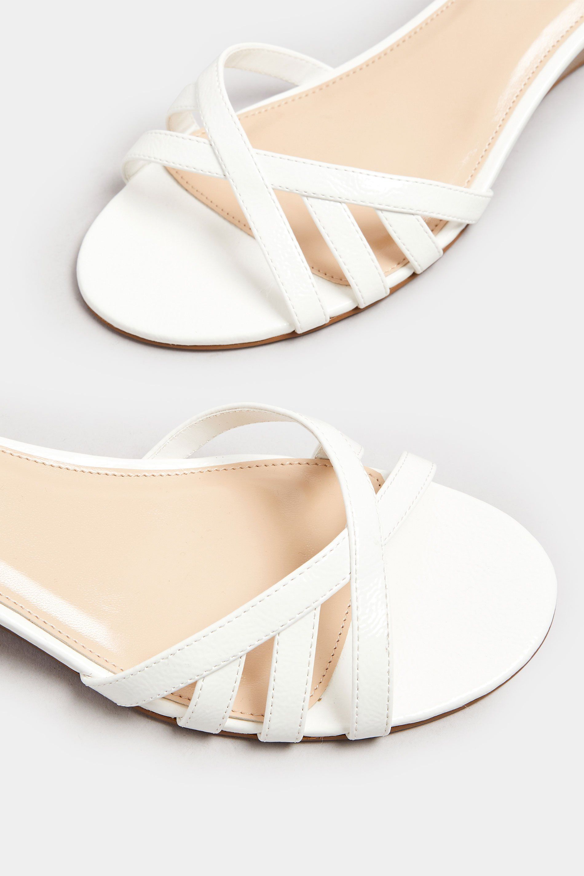 Long Tall Sally Women's Heel Wedge Sandals in White
