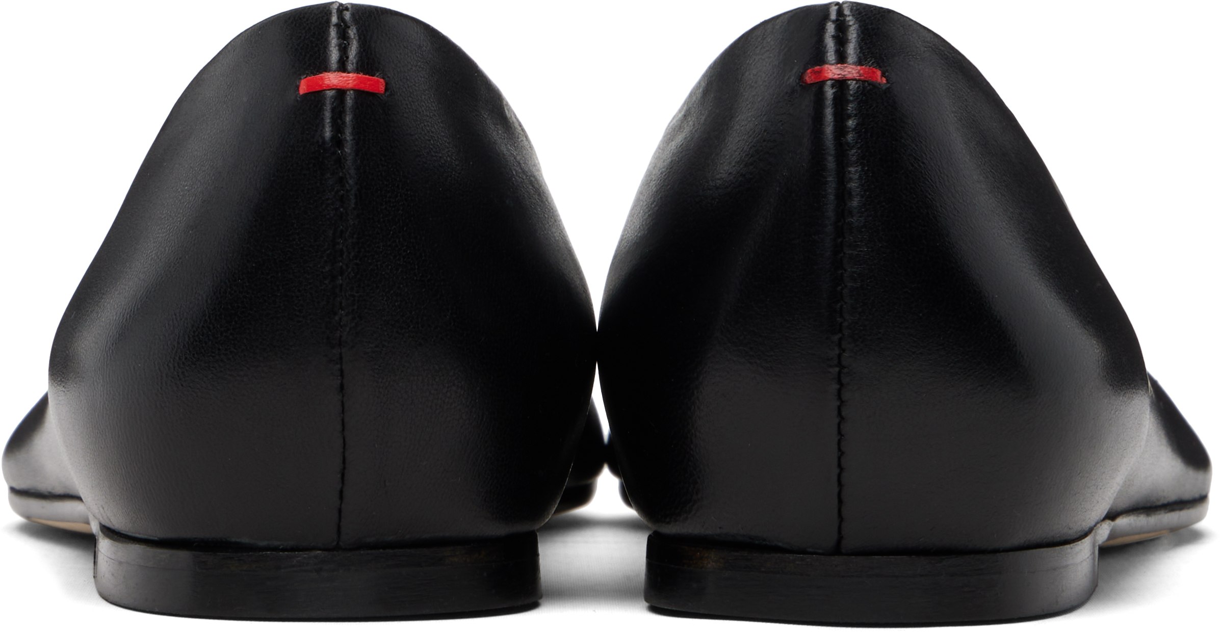 Black Cassy Pointed-Toe Flats