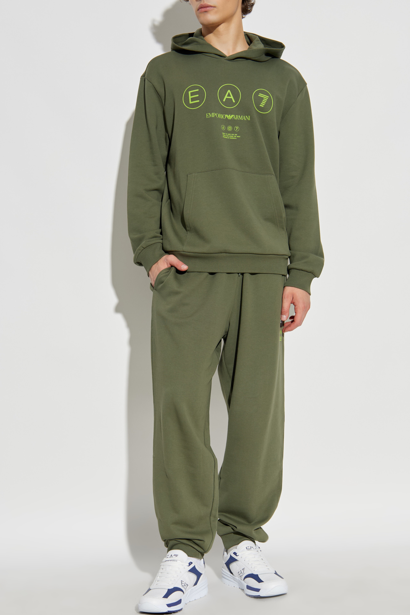 Hoodie, Men's, Green