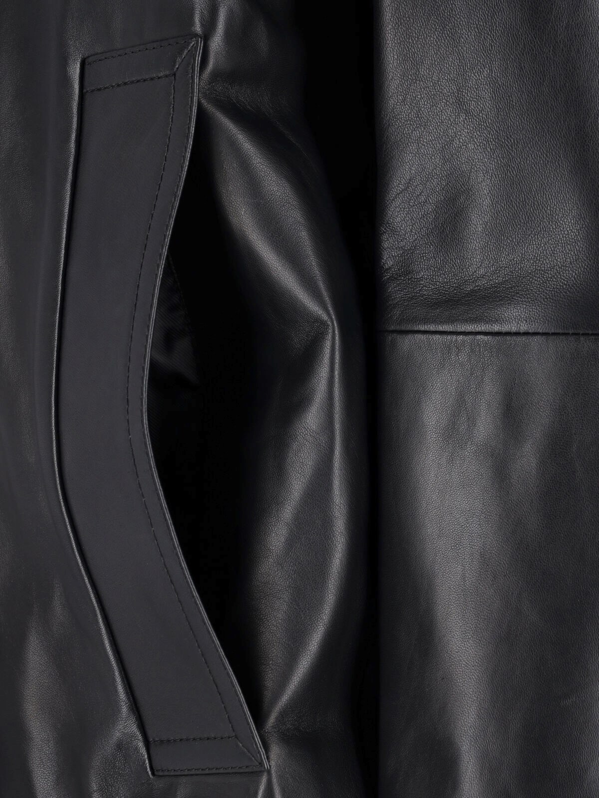 Oversized Leather Jacket