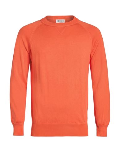 Helmur Man Sweater Orange Size S Cotton