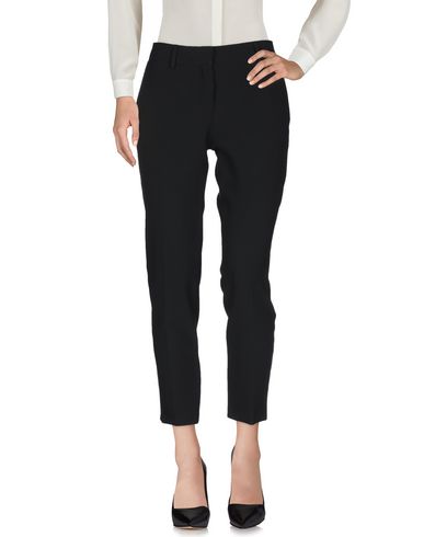 Woman Pants Black Size 4 Polyester, Viscose, Cotton, Elastane