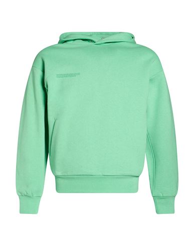Man Sweatshirt Light green Size XXS Organic cotton, Recycled cotton