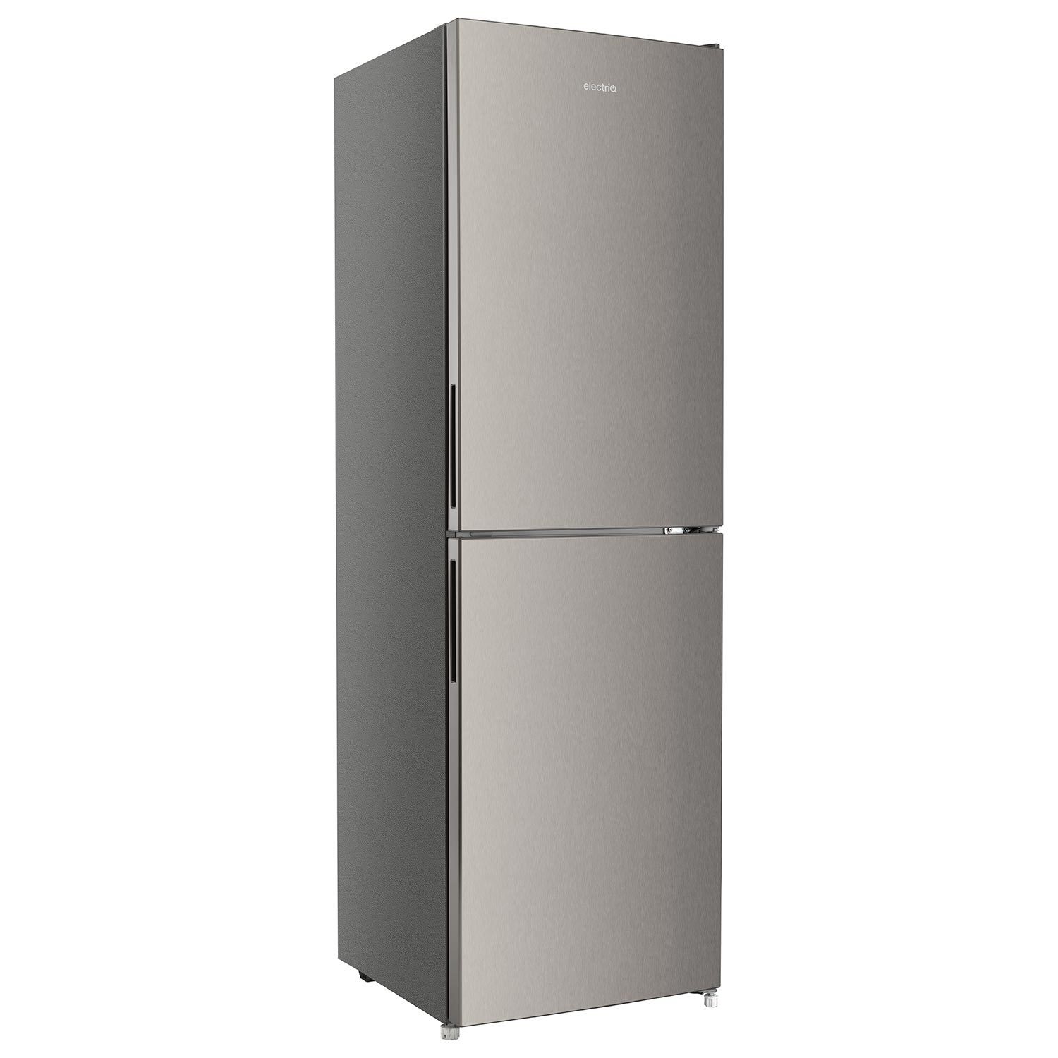 ElectriQ 254 Litre 50/50 Freestanding Fridge Freezer - Stainless Stee