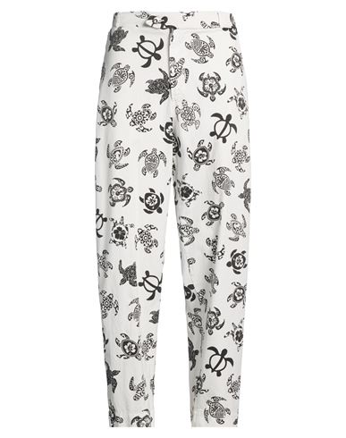 Man Pants White Size L Cotton