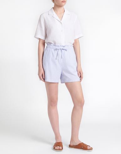 Woman Shorts & Bermuda Shorts Light blue Size S Cotton, Elastane