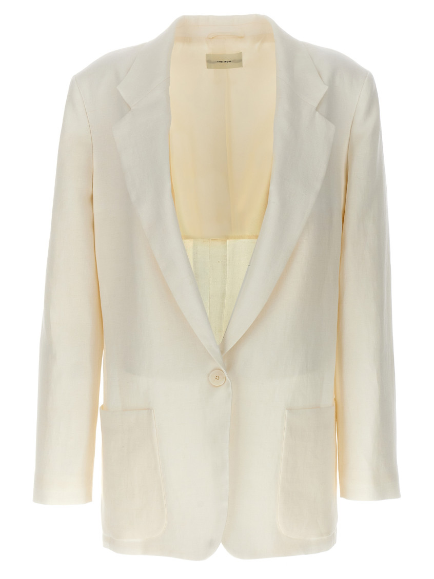 -Enza Blazer And Suits Bianco-Donna