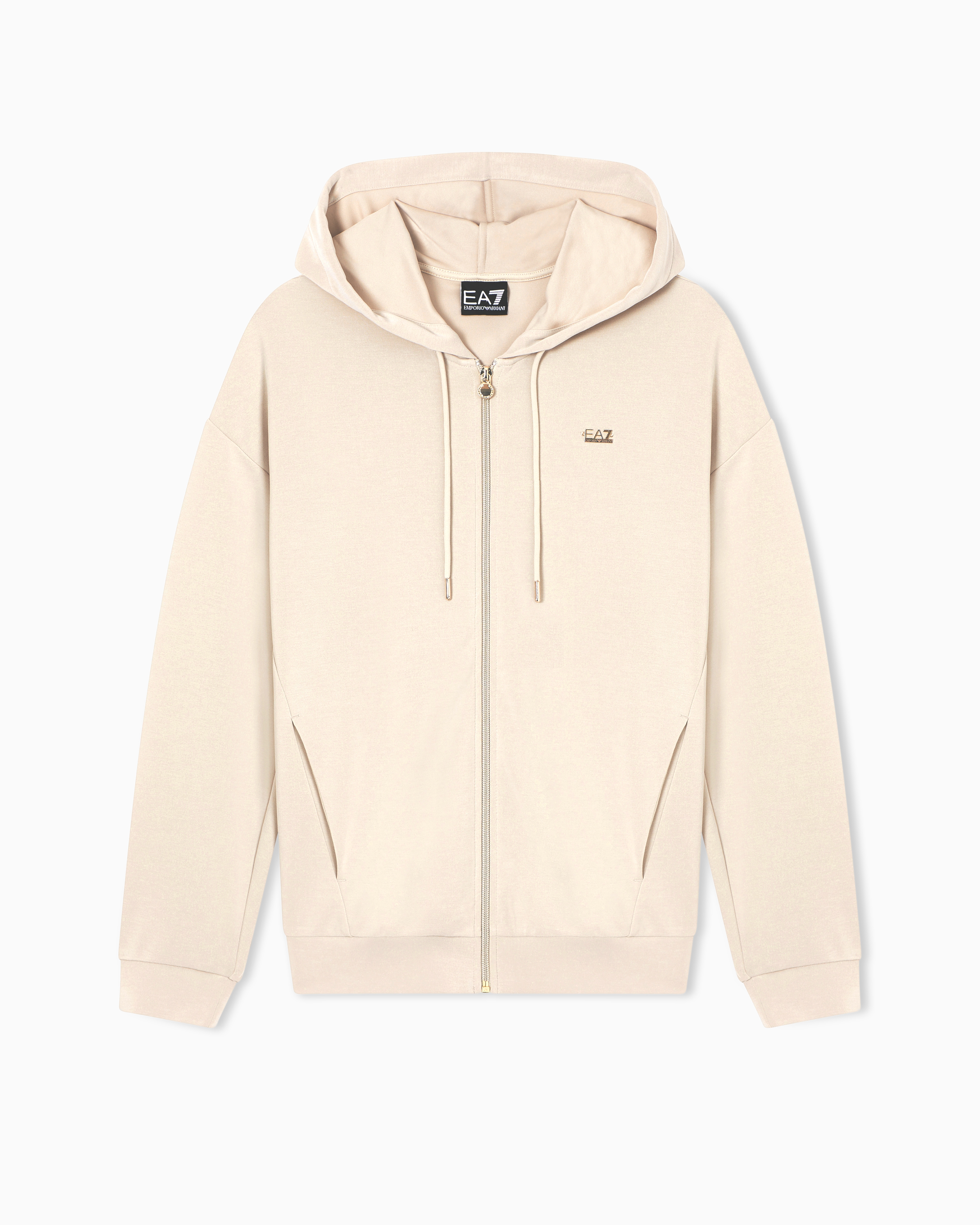 Core Lady hooded sweatshirt in a stretch modal blend interlock