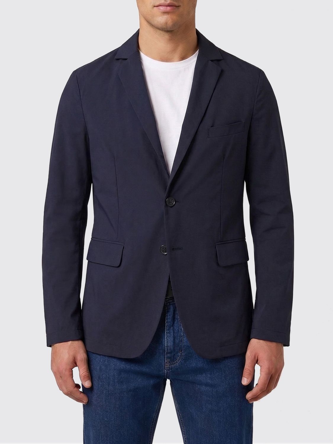 Blazer Men color Blue