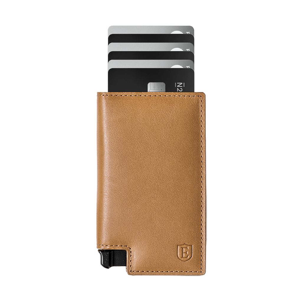 Men's Wallet - Smiley x Ekster Premium Slim Men's Wallet Trackable Wallet Leather Smart Wallet RFID Blocking