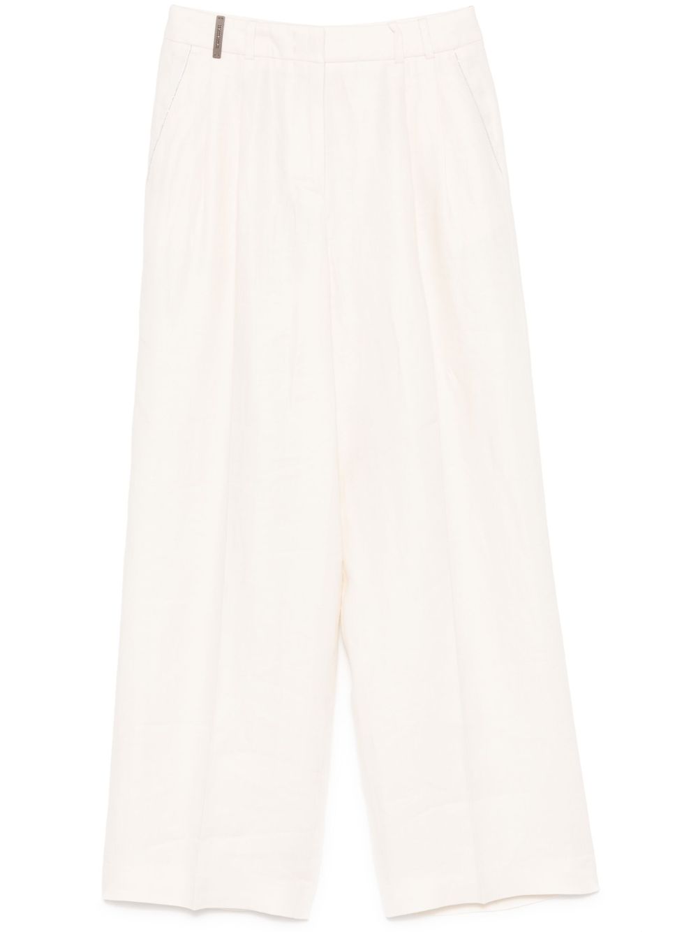 Pleated trousers - Neutrals