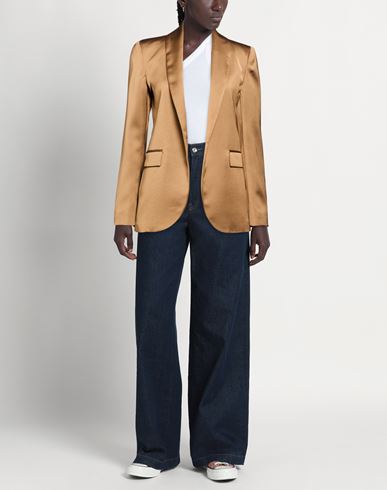 Woman Blazer Sand Size 4 Polyester