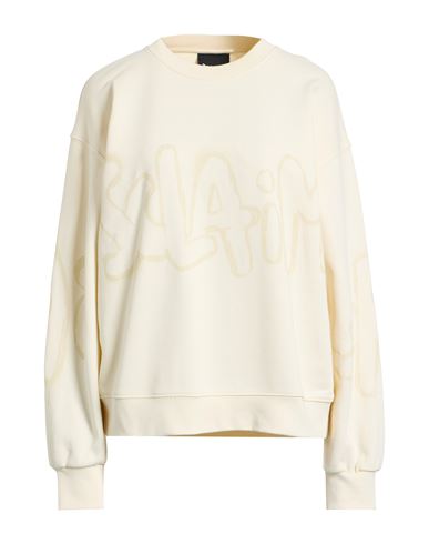 Woman Sweatshirt Ivory Size S Cotton