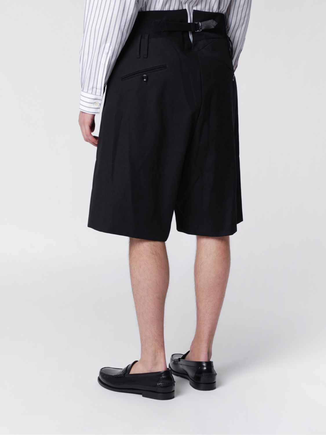 Namacheko - tailored shorts featuring belt loops pocket