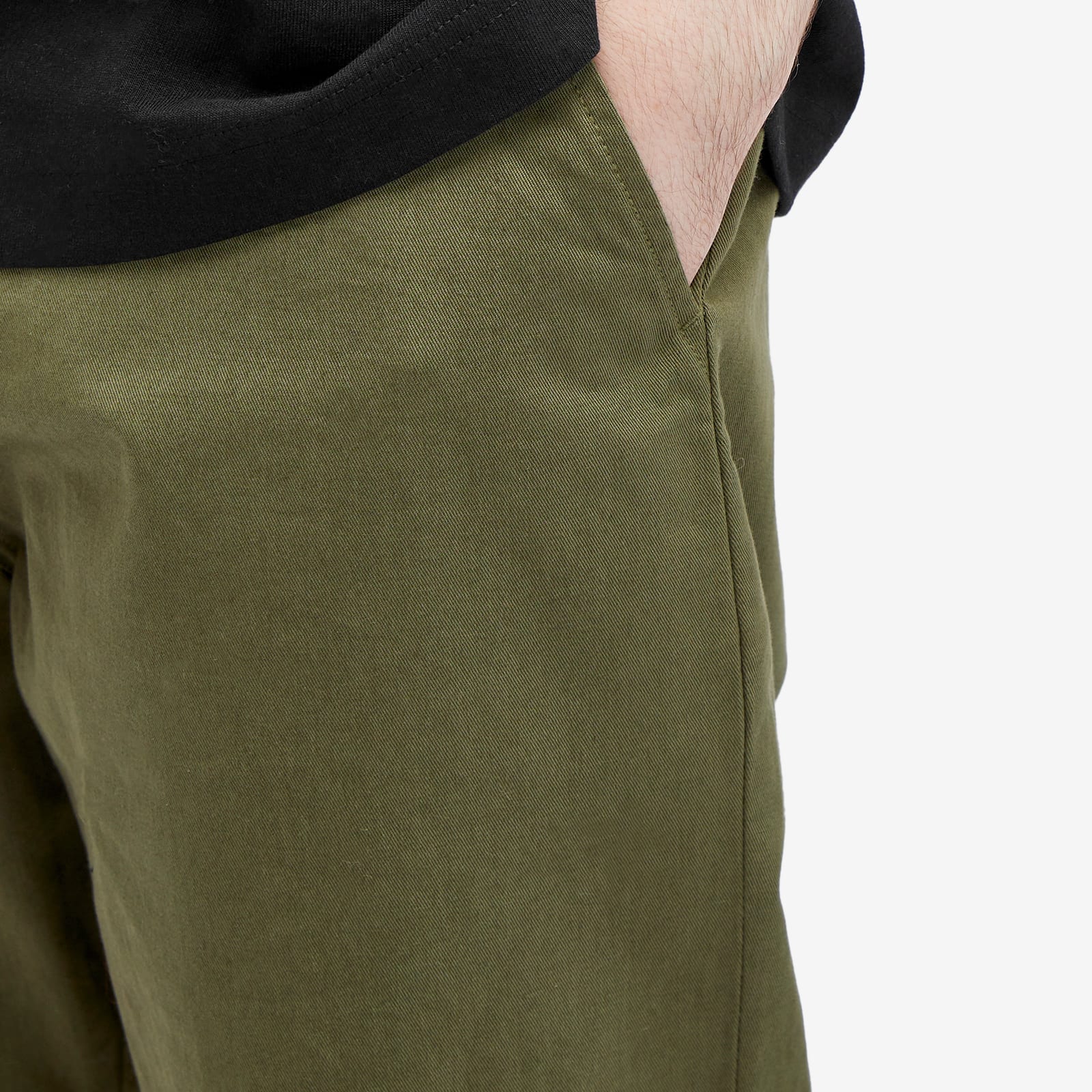 Men's Twill Fatigue Pants in Light Olive