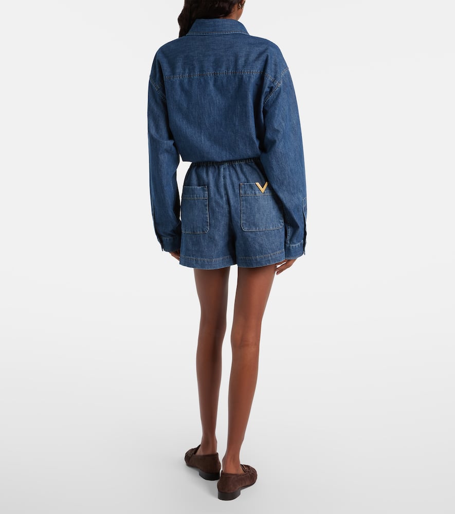 Denim shorts