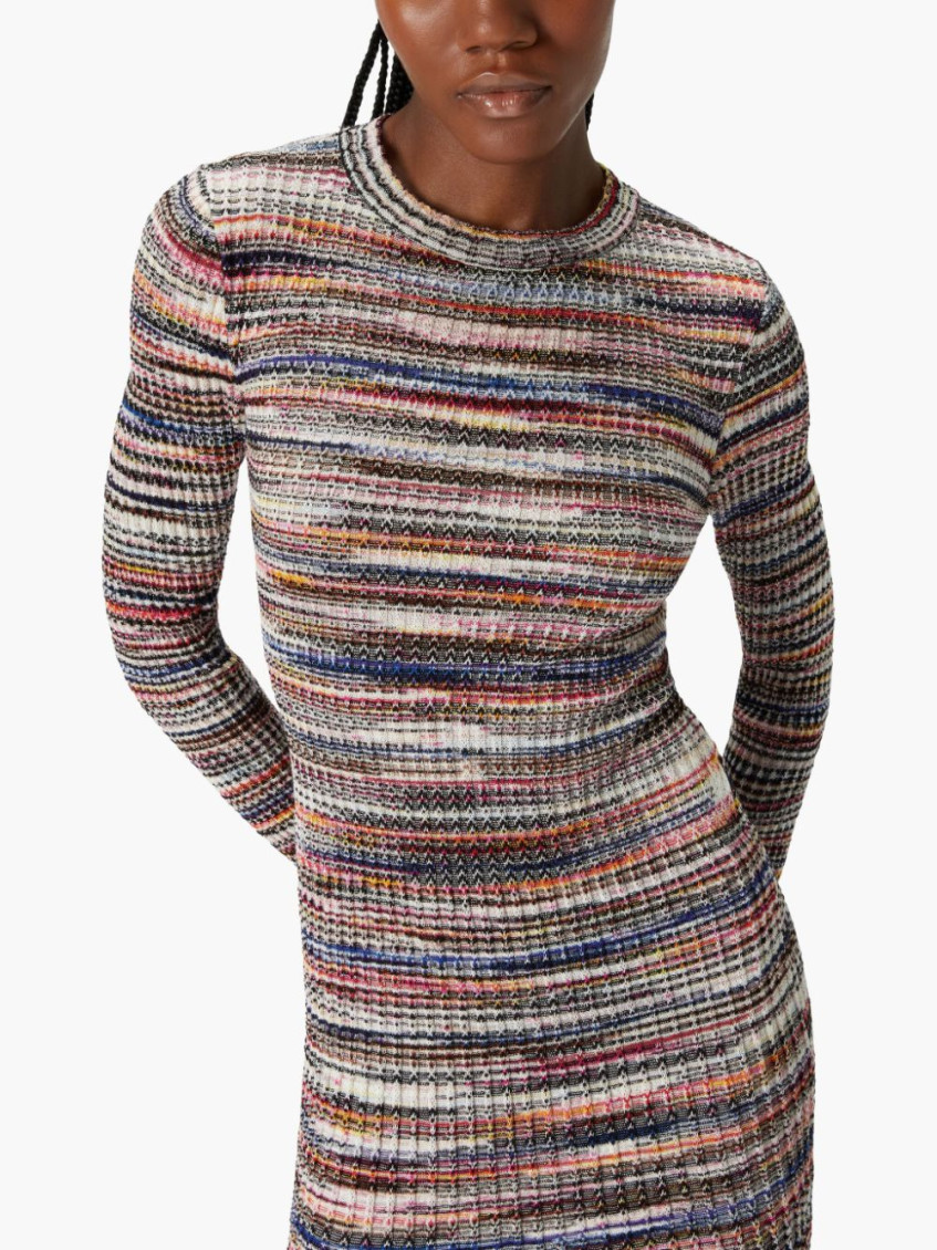 Striped Short Dress