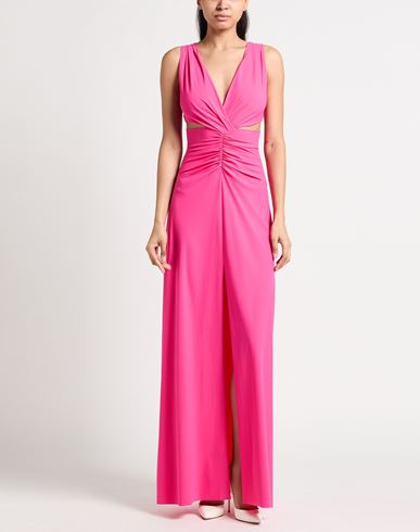 Woman Maxi dress Fuchsia Size M Polyamide, Elastane