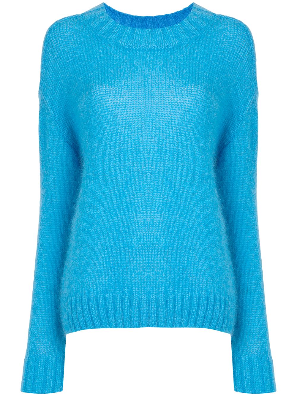 Slouchy ribbed jumper - Blue