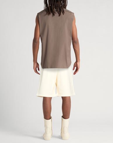 Man Shorts & Bermuda Shorts Cream Size XL Cotton
