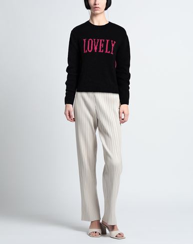 Le Volière Woman Sweater Black Size S Acrylic, Synthetic fibers, Wool, Mohair wool, Alpaca wool